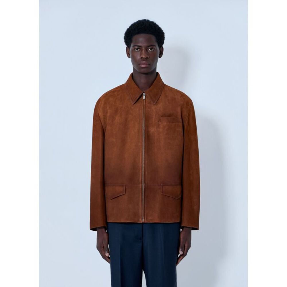 Miu Miu Men Suede Zip Jacket